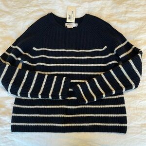 Evereve Campbell Cashmere Stripe Pullover